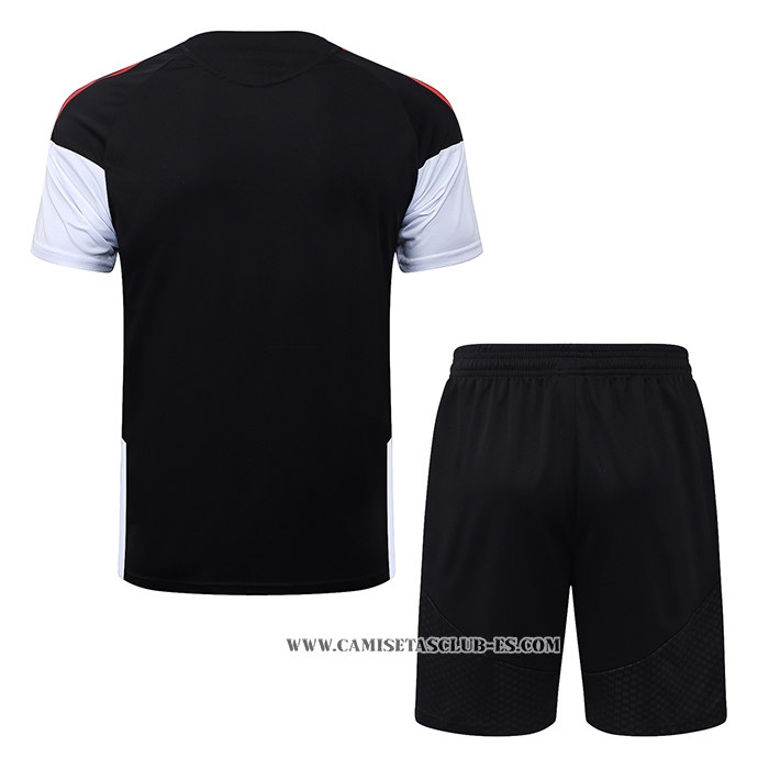 Chandal del Arsenal 26-27 Manga Corta Negro - Pantalon Corto